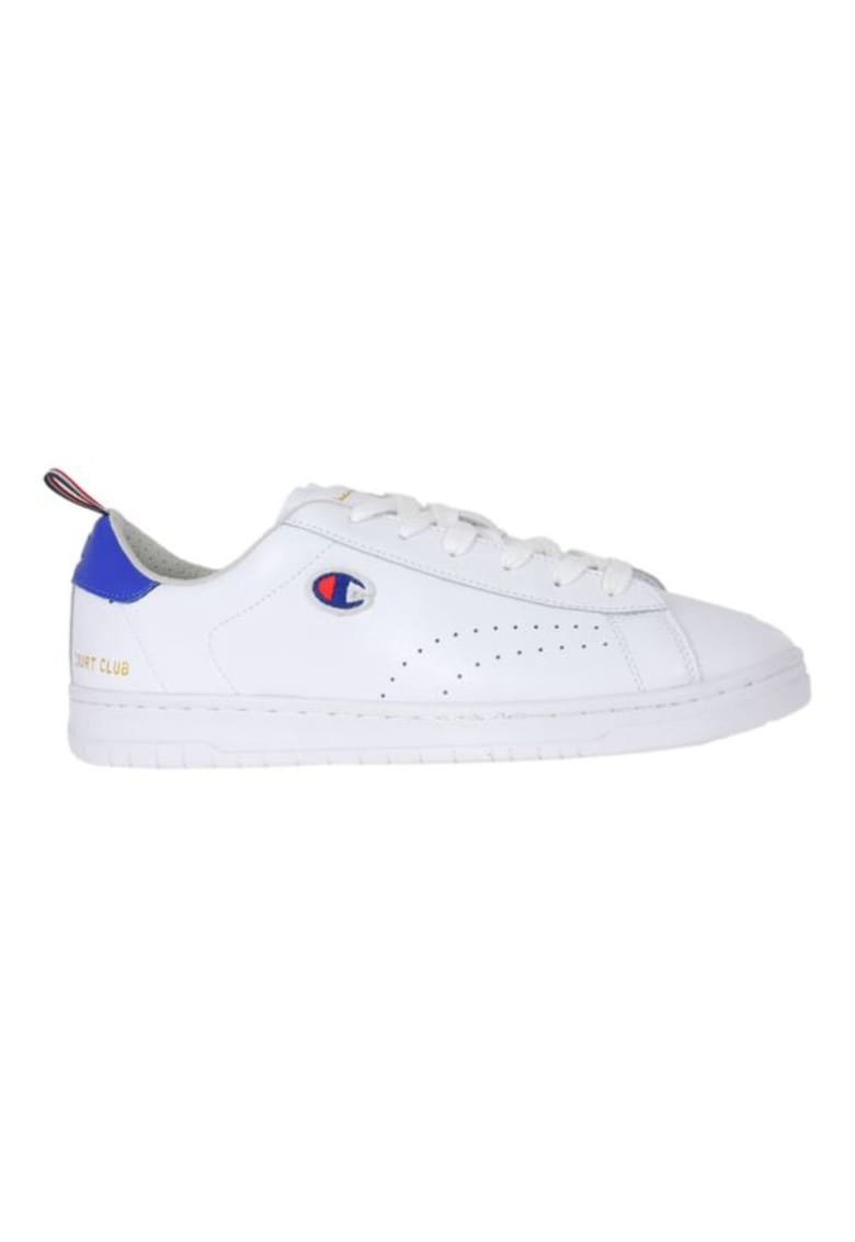 Tenisi  COURT CLUB PATCH - Piele - Alb - Alb