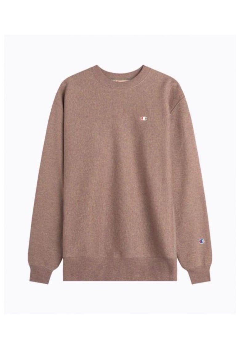 Hanorac pentru barbati -  Crewneck - Bumbac - Maro - Maro