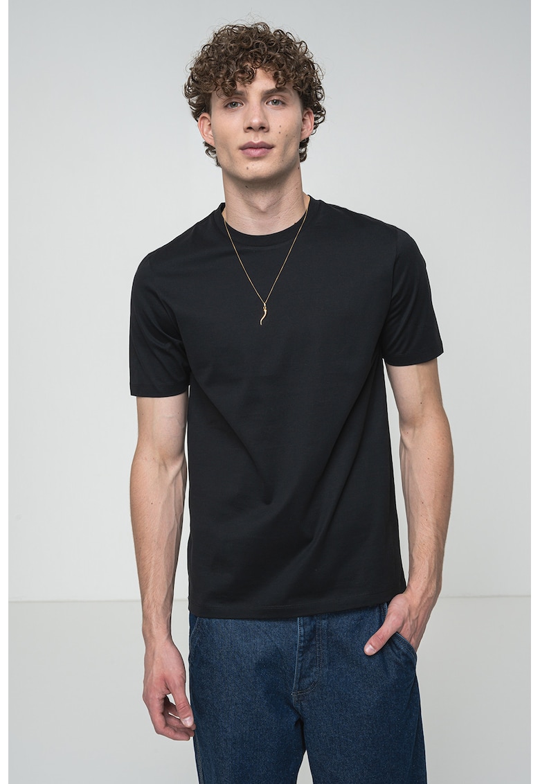 Tricou slim-fit Dimerstee - Negru