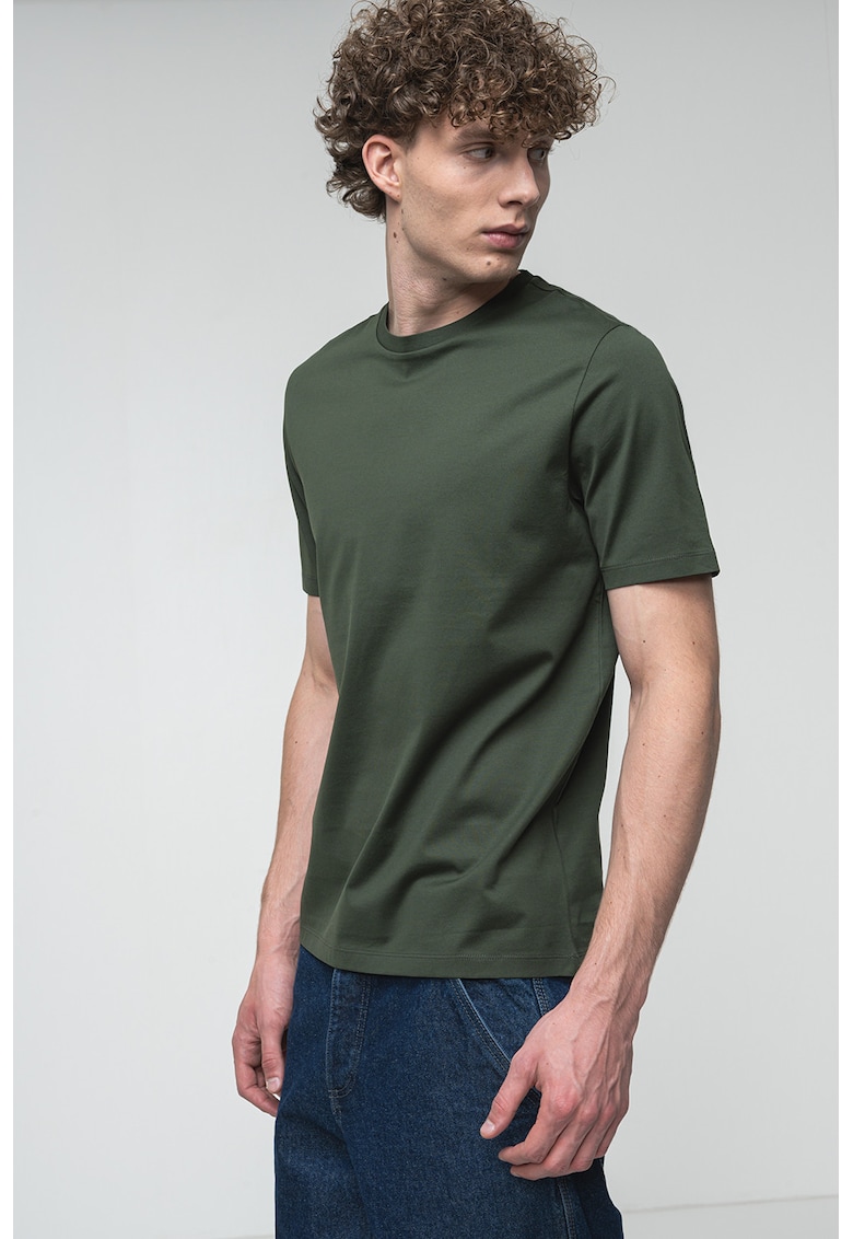 Tricou slim-fit Dimerstee - Verde padure