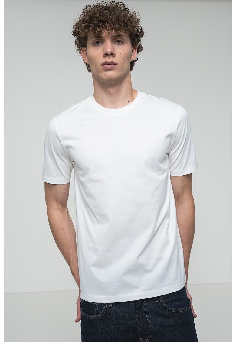 Tricou slim-fit Dimerstee - Alb