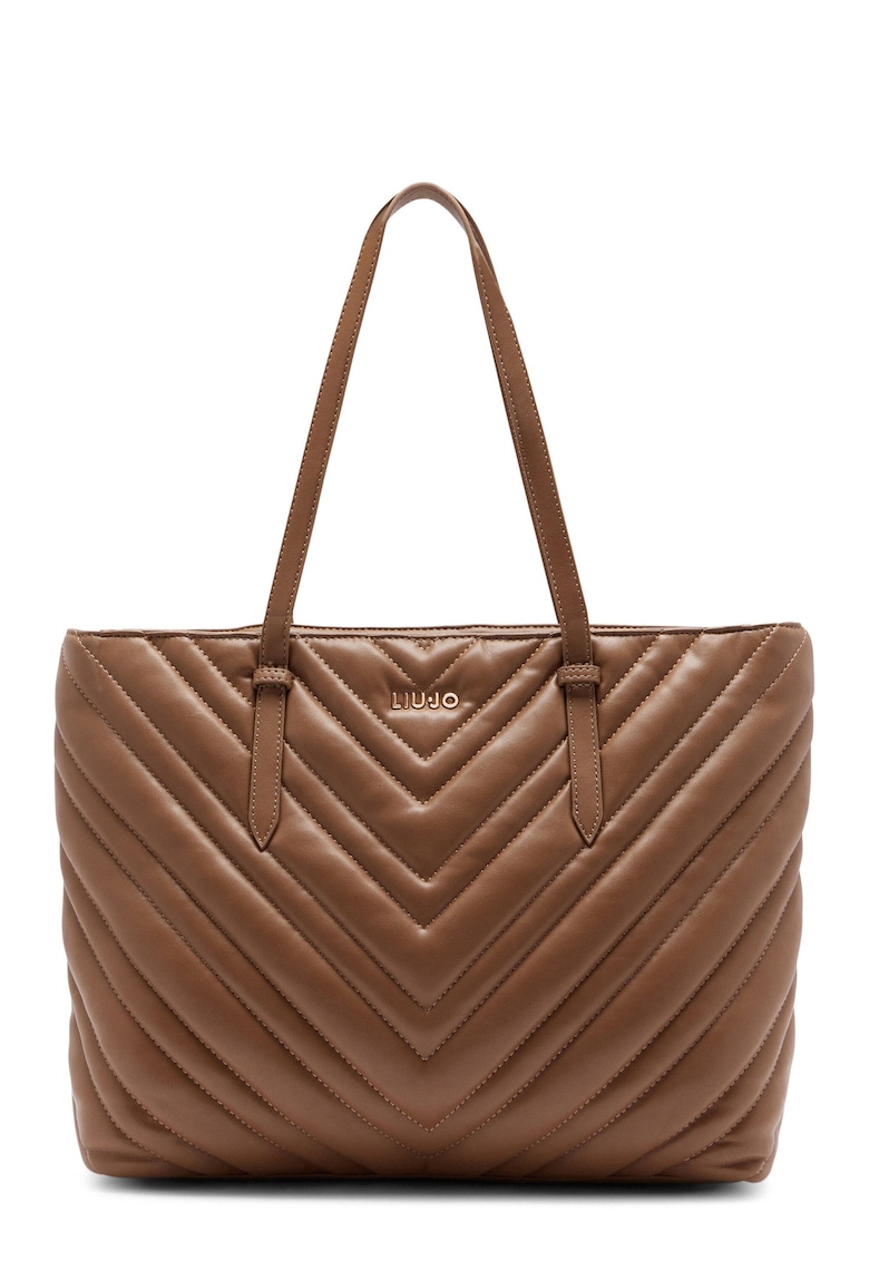 Geata matlasata shopper - Maro deschis