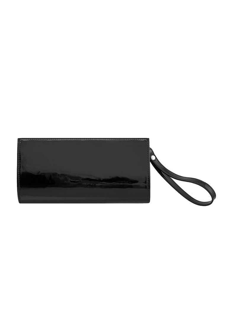 RYLKO - Geanta crossbody din piele cu bareta de lant - Negru/Negru stins