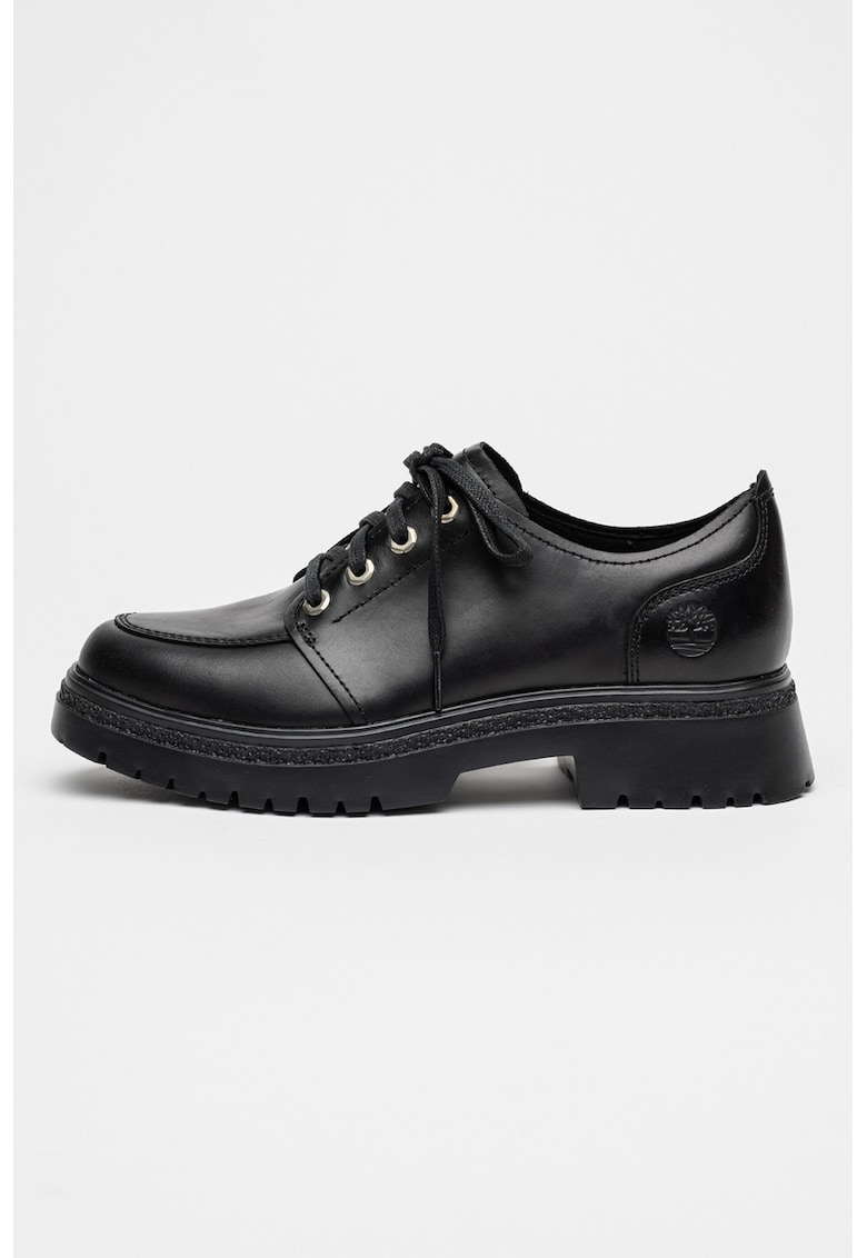 Pantofi de piele cu sireturi Cambria Valley - Negru