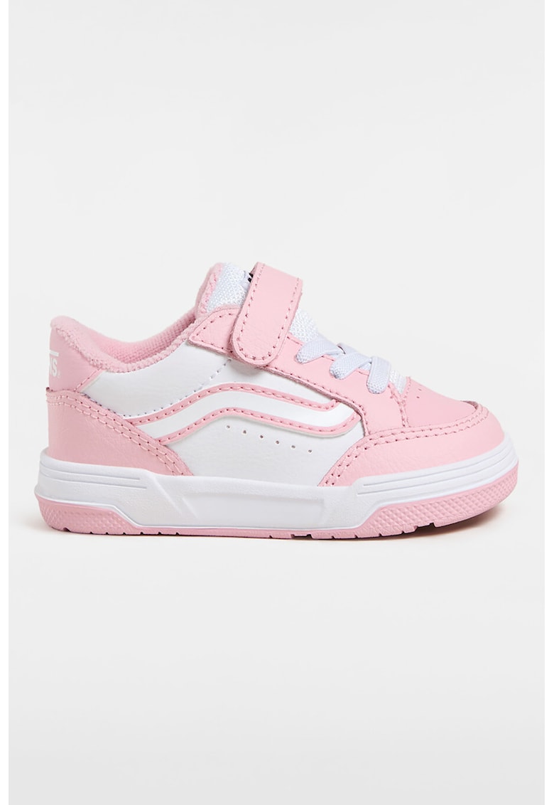 Pantofi sport cu inchidere velcro Hylane - Alb/Roz deschis