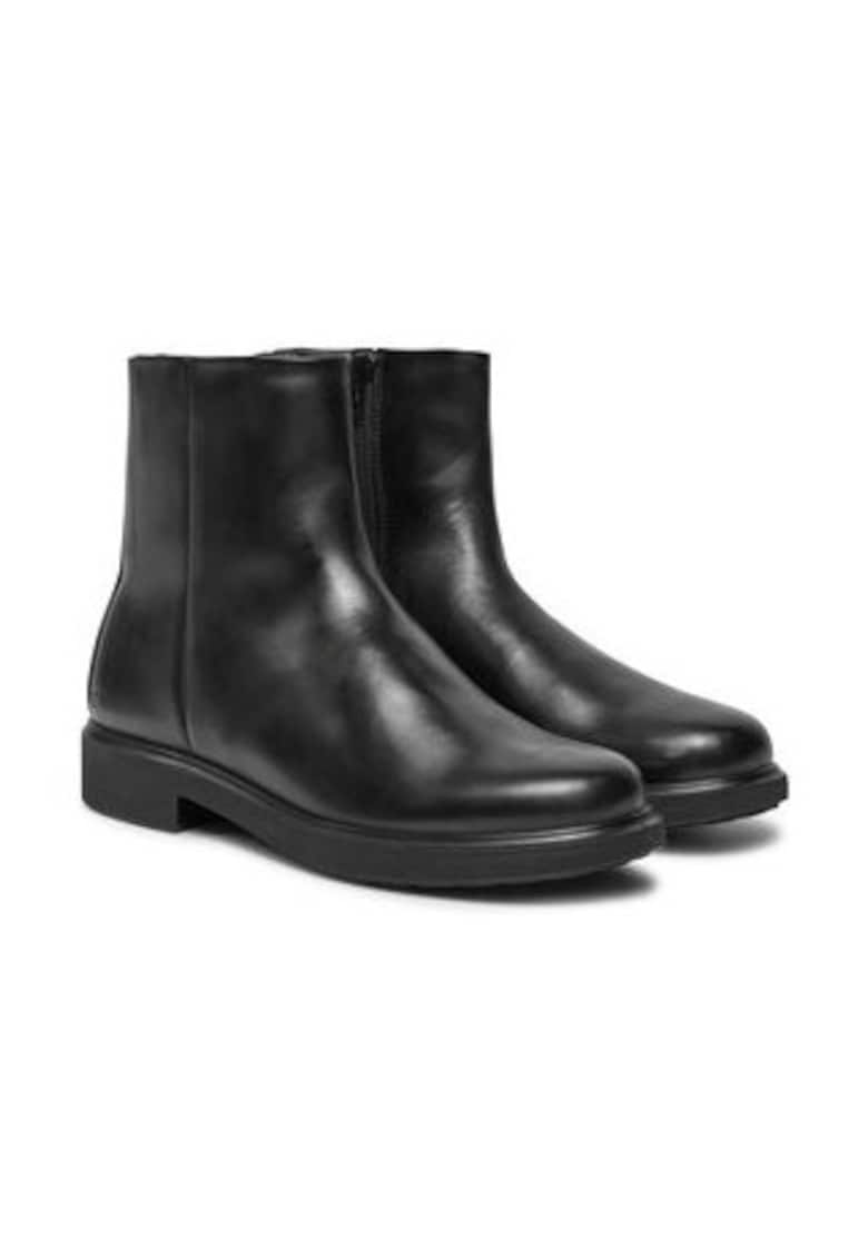 Ghete dama  piele naturala - negru