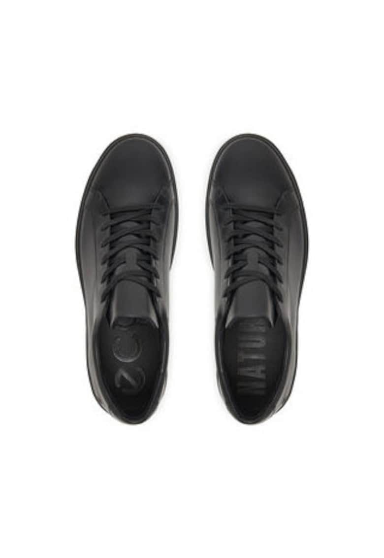 Tenisi barbati 305538161 -  Piele naturala - Negru