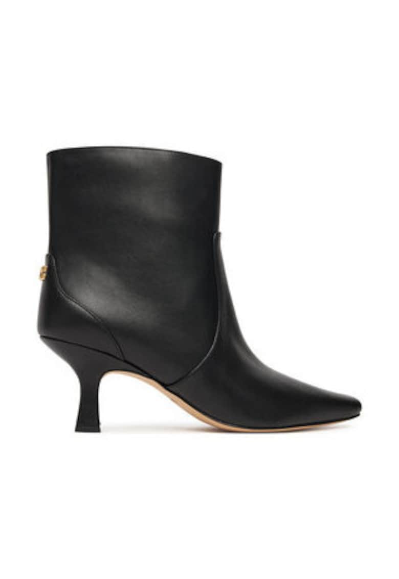 Botine dama -  piele naturala - negru