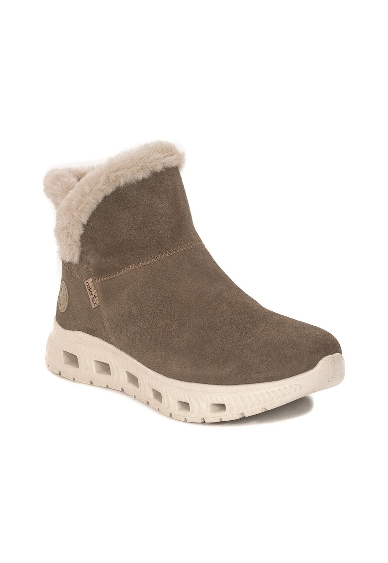 Ghete dama  M605064 - Piele naturala - Bej