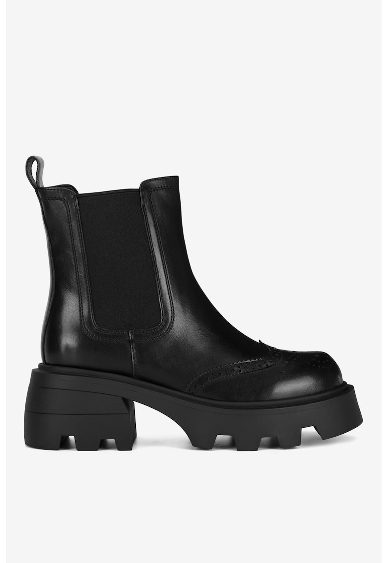 Ghete dama  5905588842040 - Piele naturala - Negru - Negru