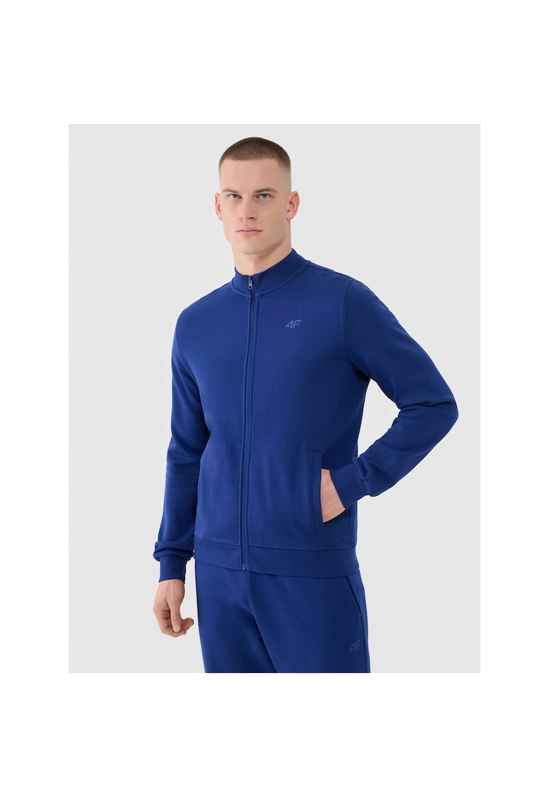 Hanorac barbati  bomber - bumbac - stil sportiv - bleumarin