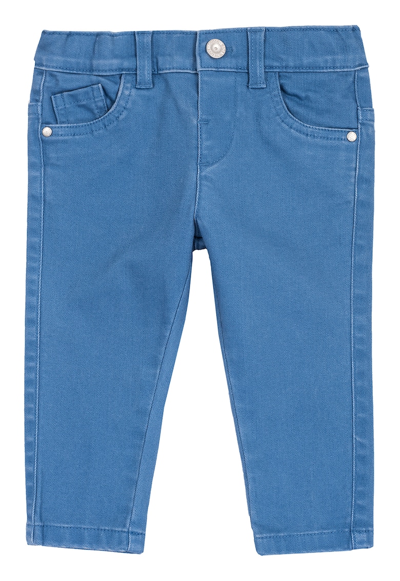 Blugi skinny cu talie medie - Albastru