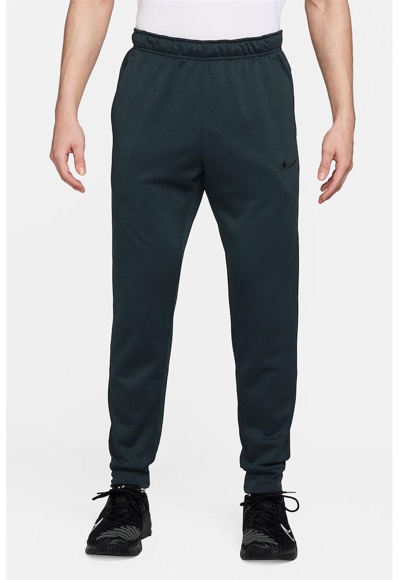 Pantaloni conici cu logo - pentru fitness - Verde englez