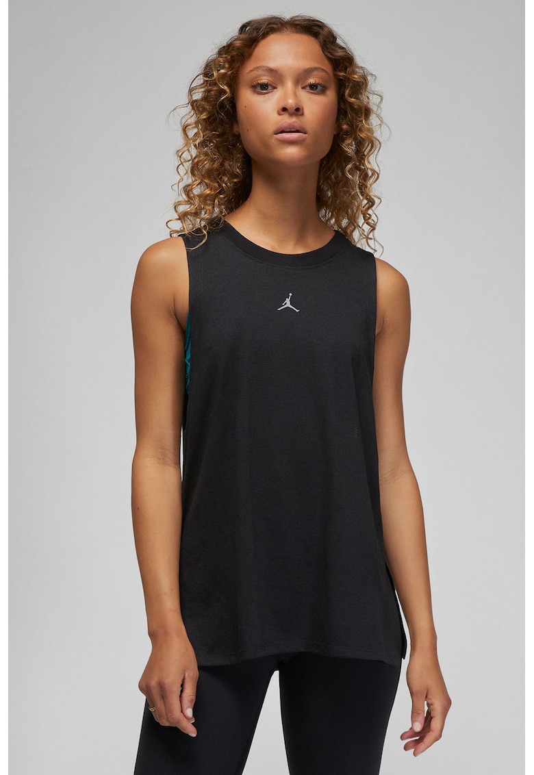 Tricou lejer cu logo - pentru baschet - Negru