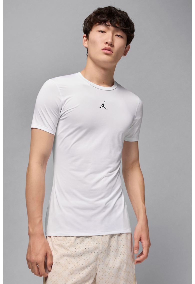 Tricou slim-fit cu logo - pentru baschet Jordan - Alb optic