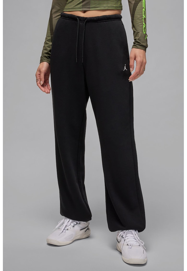 Pantaloni de trening cu croiala dreapta - pentru fitness Jordan - Negru