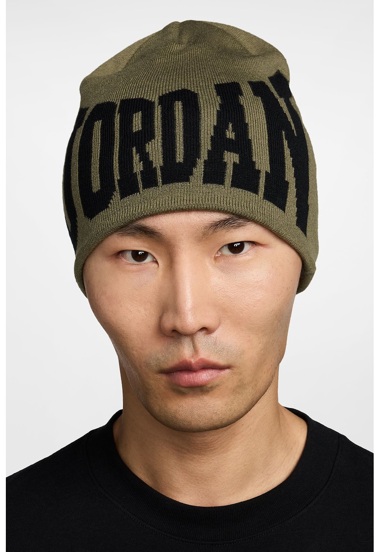 Caciula cu logo Jordan Peak - Negru/Verde masliniu