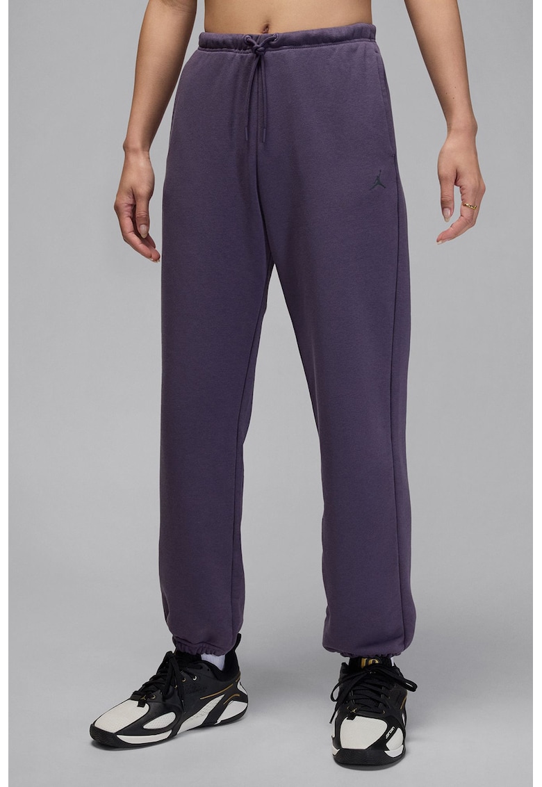 Pantaloni de trening cu croiala dreapta - pentru fitness Jordan - Violet