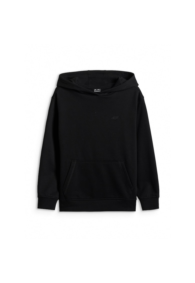 Hanorac baieti -  Bumbac/Poliester - Oversize - Negru