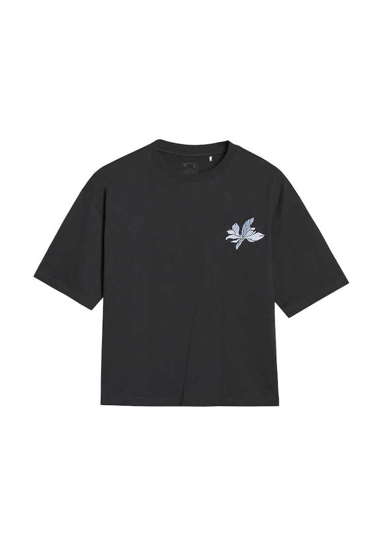 Tricou dama WSS25TTSHF1996-11S - 4F - Bumbac - Negru