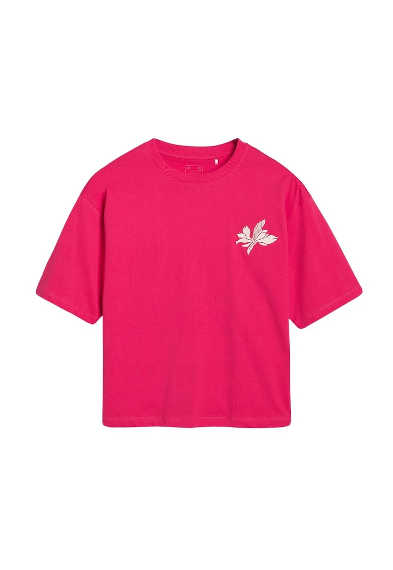 Tricou dama WSS25TTSHF1996-11S - 4F - Bumbac - Roz