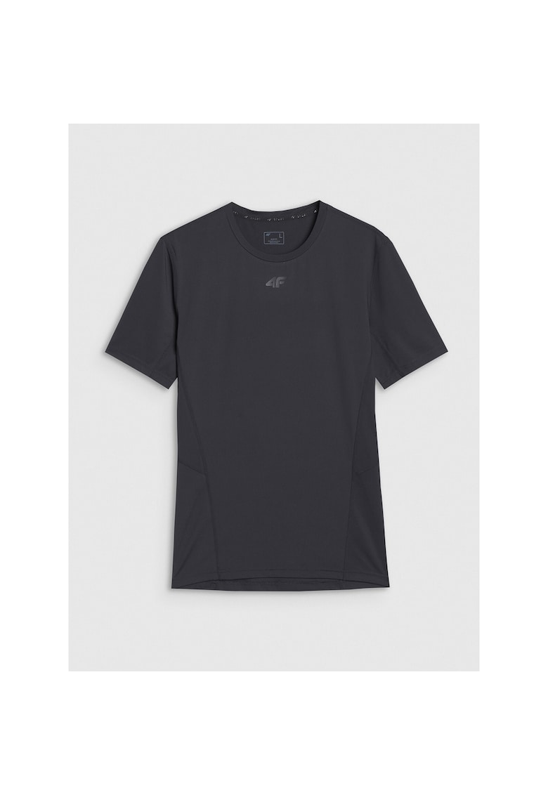 Tricou sport  antrenament - uscare rapida - negru - material sintetic