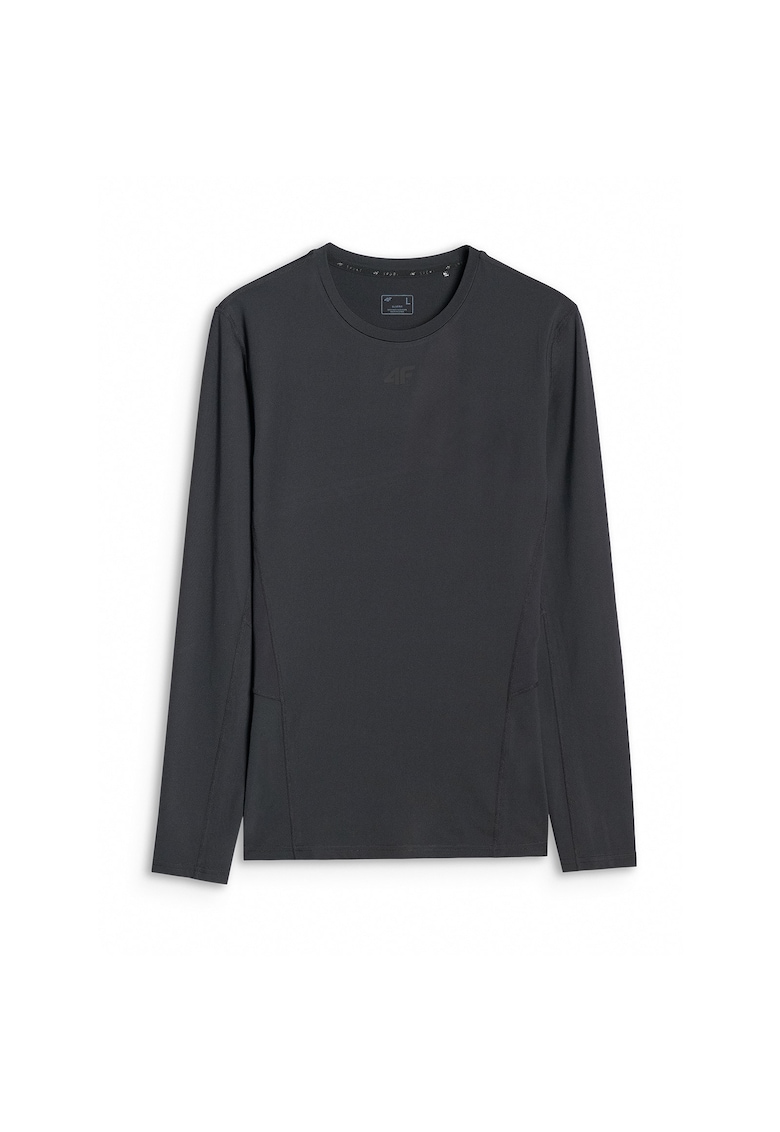 Bluza sport de antrenament  uscare rapida - negru - material sintetic