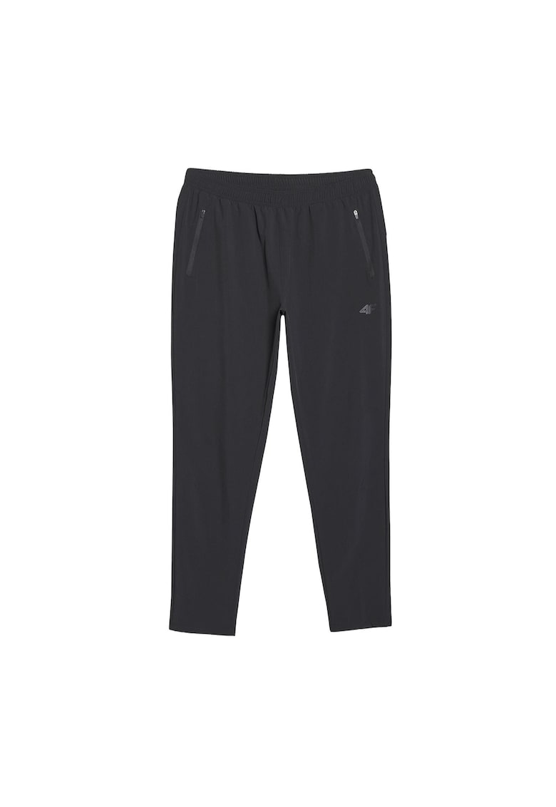 Pantaloni sport barbati  negri - uscare rapida - fibre sintetice/elastan