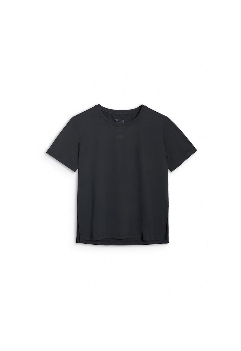 Tricou sport  negru - uscare rapida - supradimensionat - pentru femei - textil