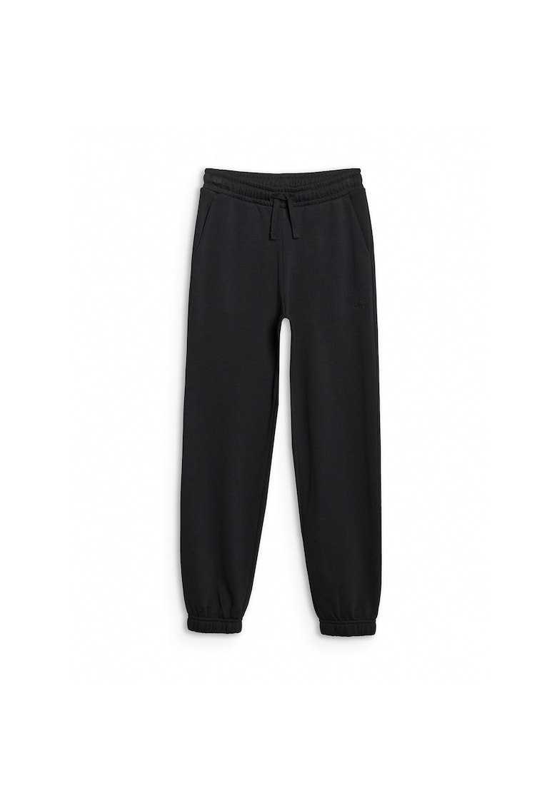 Pantaloni sport  pentru baieti - negru - croiala oversize - material bumbac