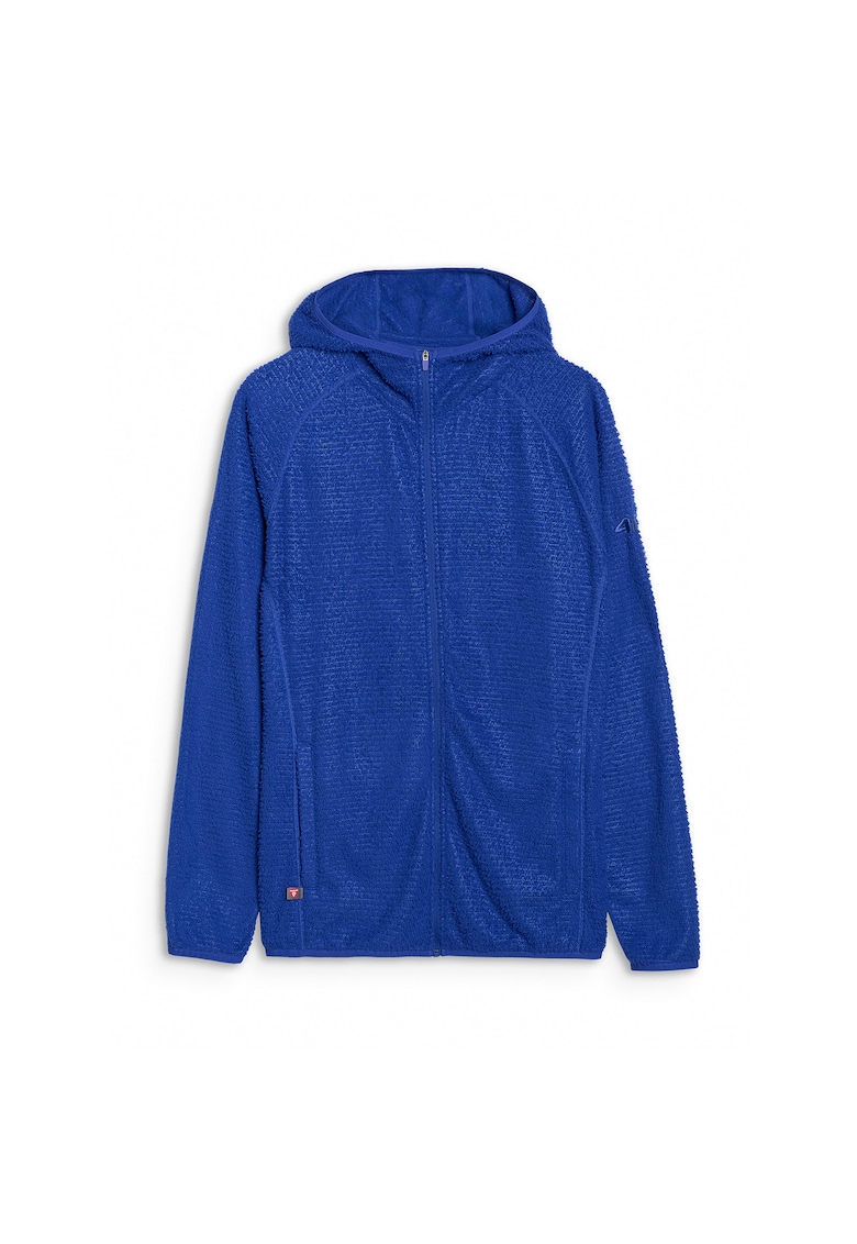Hanorac trekking femei  Primaloft Active - gluga integrata - doua buzunare - albastru - material sintetic