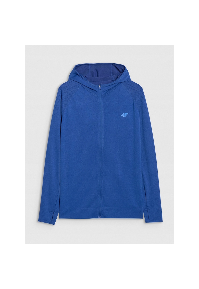 Hanorac trekking  Primaloft Active - gluga - doua buzunare - albastru - material sintetic