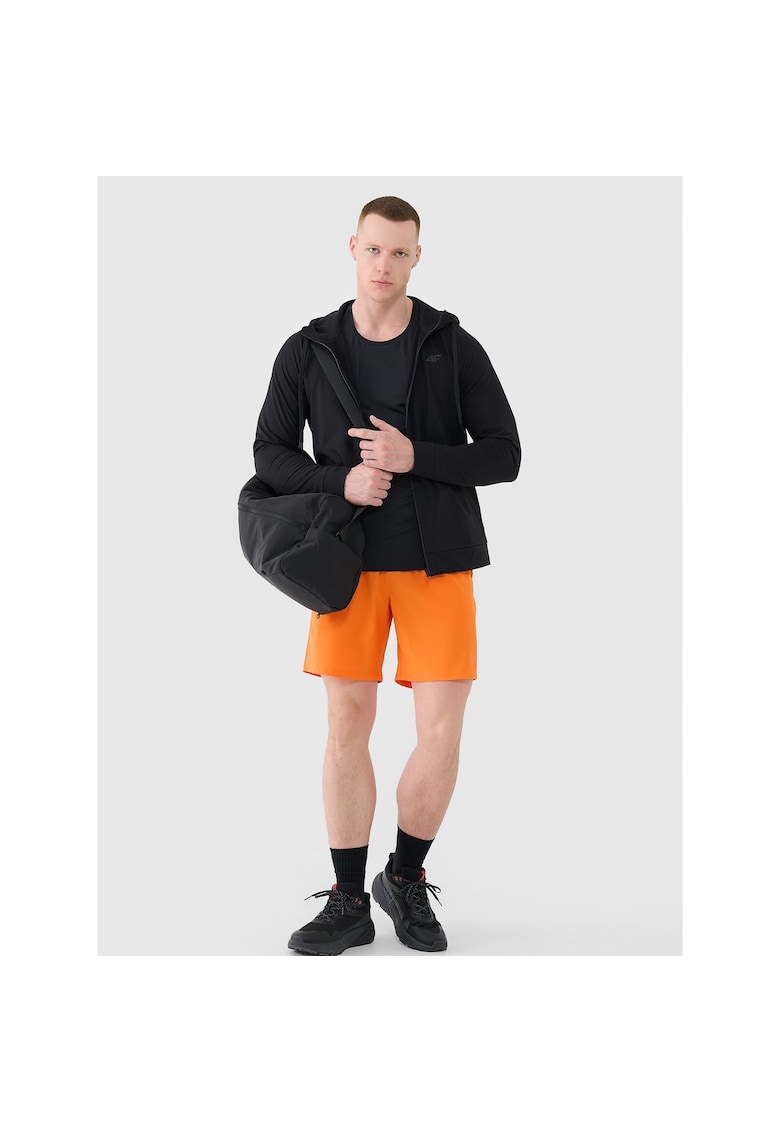 Pantaloni sport barbati -  de antrenament - uscare rapida - portocaliu