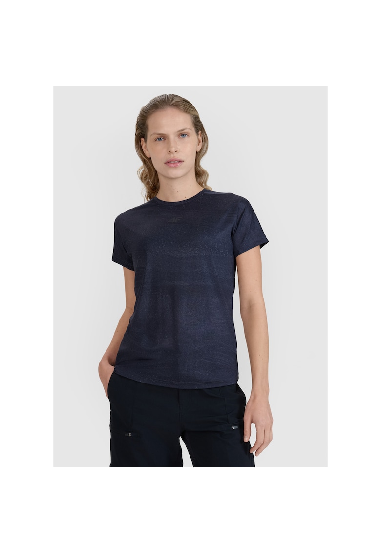 Tricou ciclism dama -  Textil - Uscare rapida - Negru