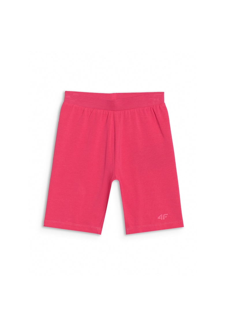 Colanti ciclism fete  slim fit - talie inalta - roz - bumbac