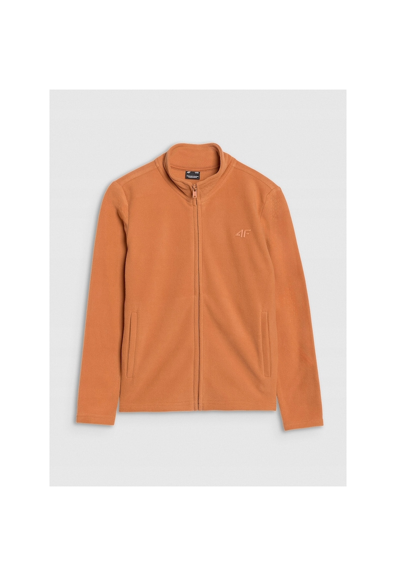Jacheta sport baieti -  Fleece - Maro deschis