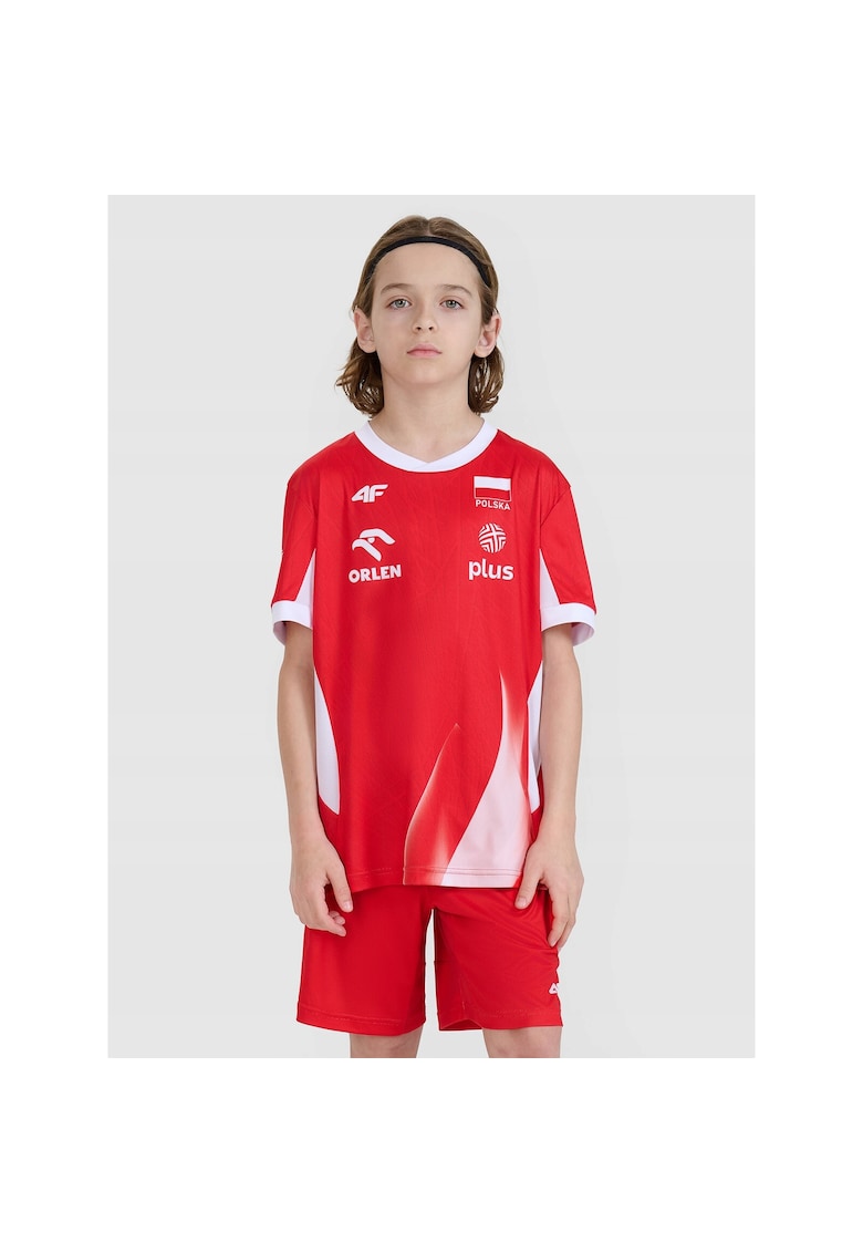 Tricou copii TSS25TFTSM2164-91S - 4F - Bumbac - Rosu