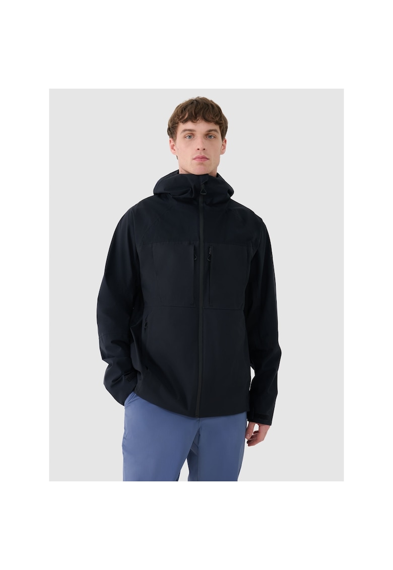 Jacheta trekking barbati  Poliester - NeoDry 10000 - impermeabila - neagra