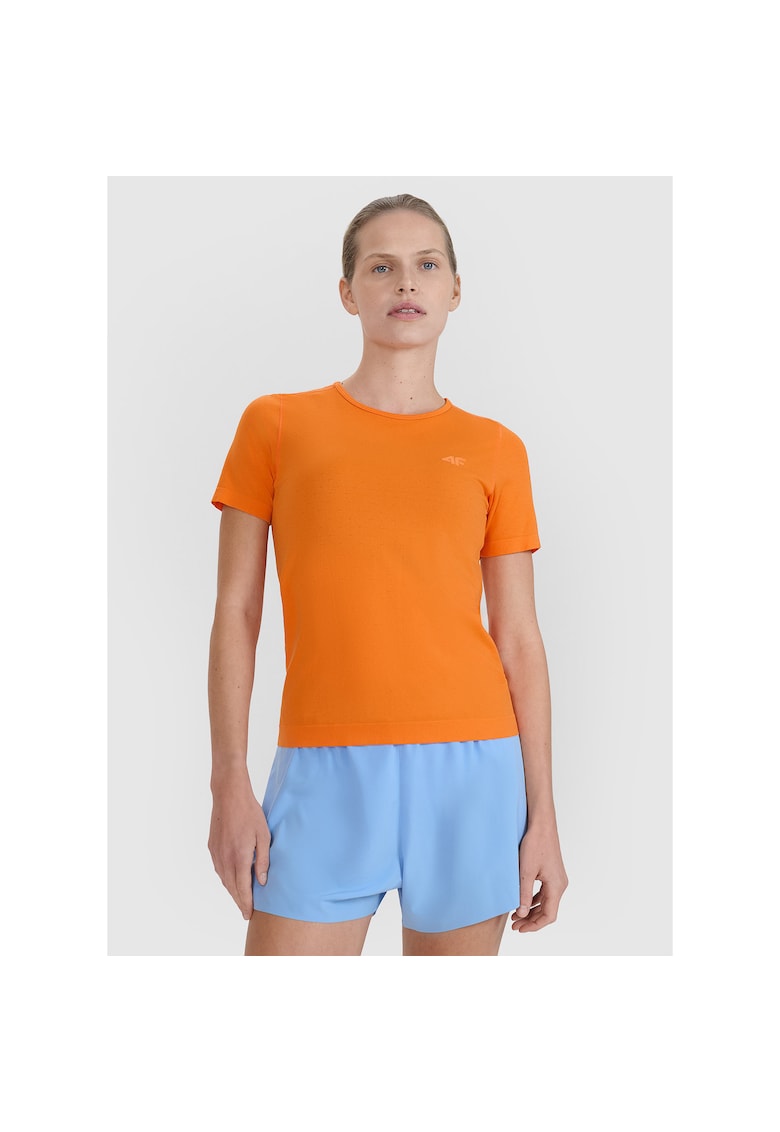 Tricou alergare dama -  Sintetic - Portocaliu
