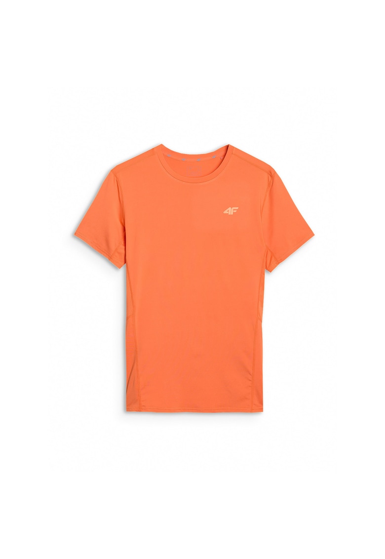 Tricou sport barbati  slim - uscare rapida - portocaliu - material sintetic