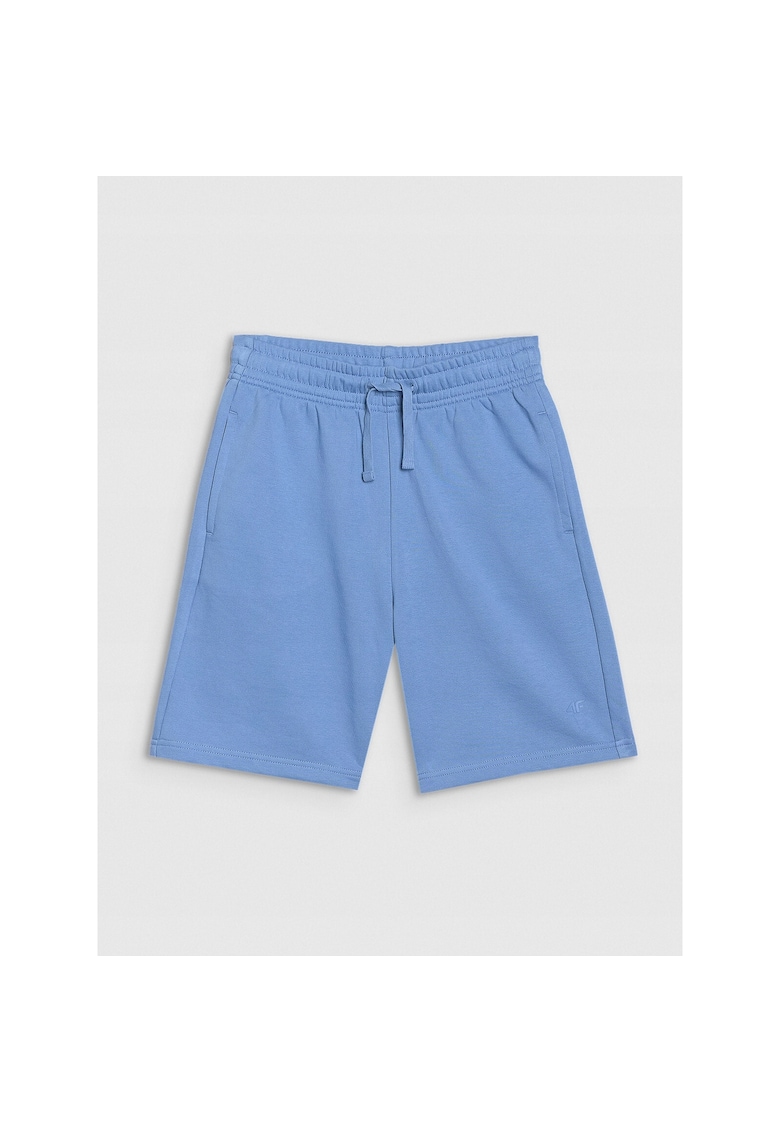 Pantaloni scurti de trening  pentru baieti - bumbac - albastru
