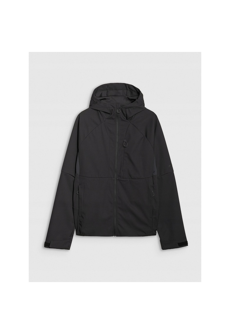 Jacheta softshell barbati  poliester - NeoDry 10000 - gluga reglabila - neagra - Drytex