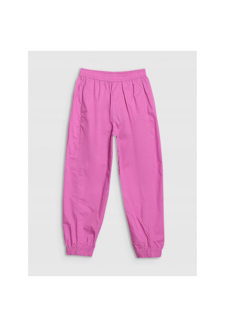 Pantaloni sport copii -  largi - roz - bumbac