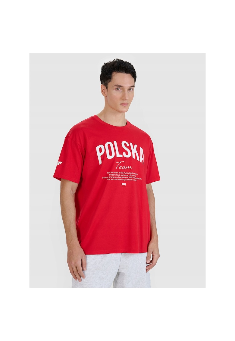 Tricou unisex  rosu - bumbac - Rosu