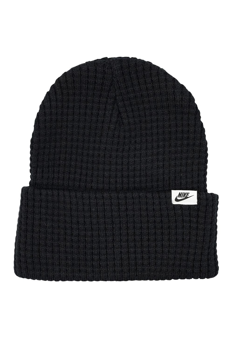 Caciula sport barbati  Peak Waffle Knit - unisex - poliester - one size - neagra