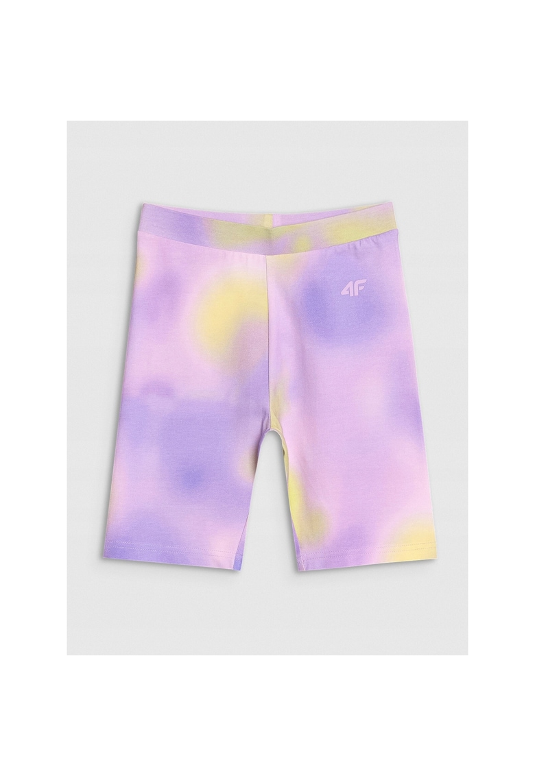 Colanti ciclism fete  violet - tricotati - textil