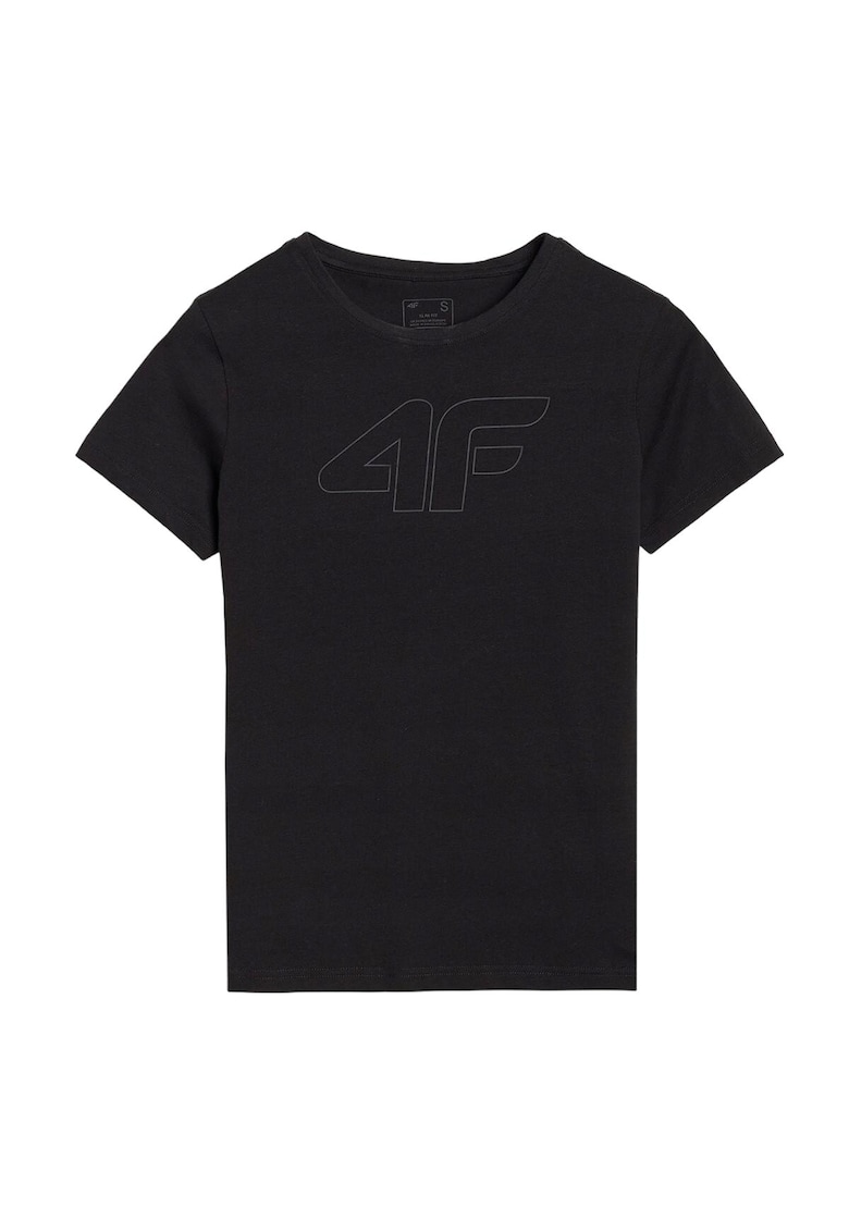 Tricou dama WMM00TTSHF2674-20S - 4F - Bumbac - Negru