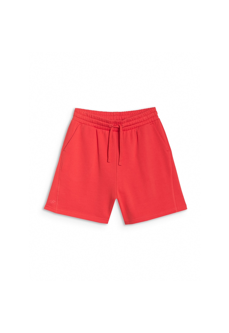 Pantaloni sport dama  supradimensionati - rosii - bumbac 85% - poliester 15%