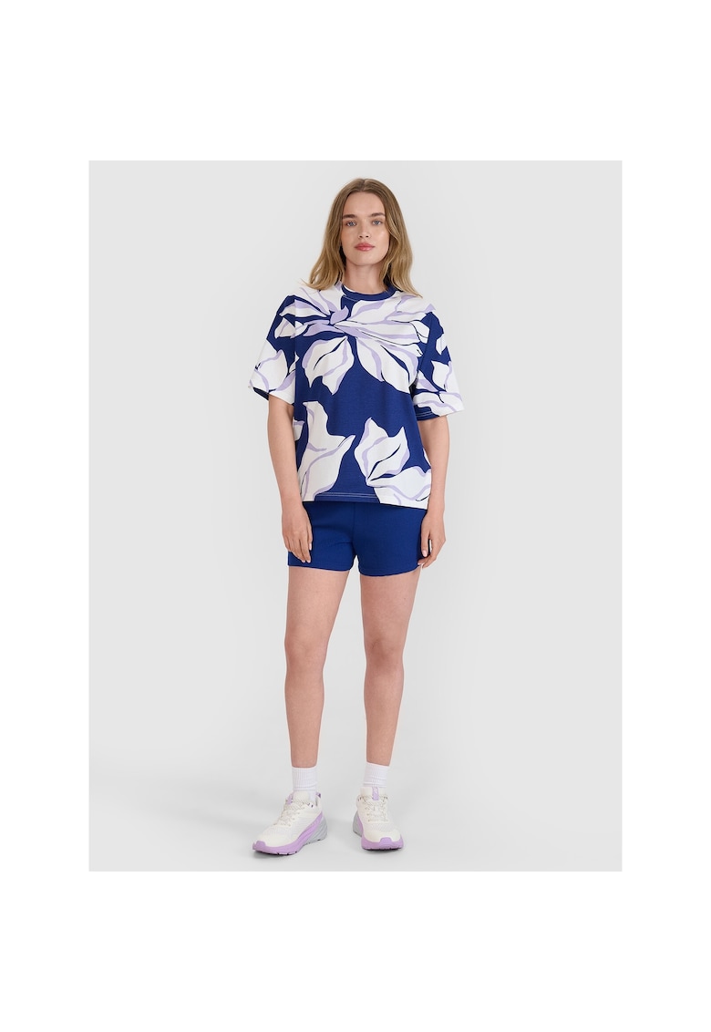 Pantaloni sport scurti dama -  albastru