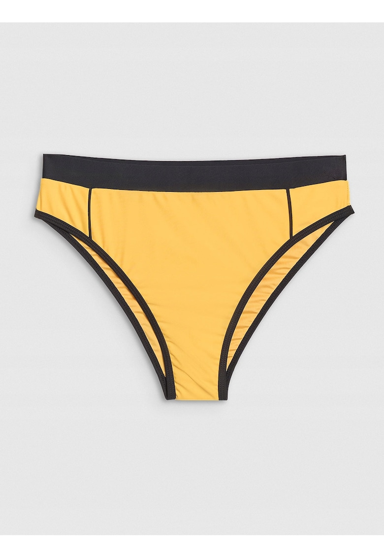 Slip de bikini pentru femei  galben - elastic - sintetic